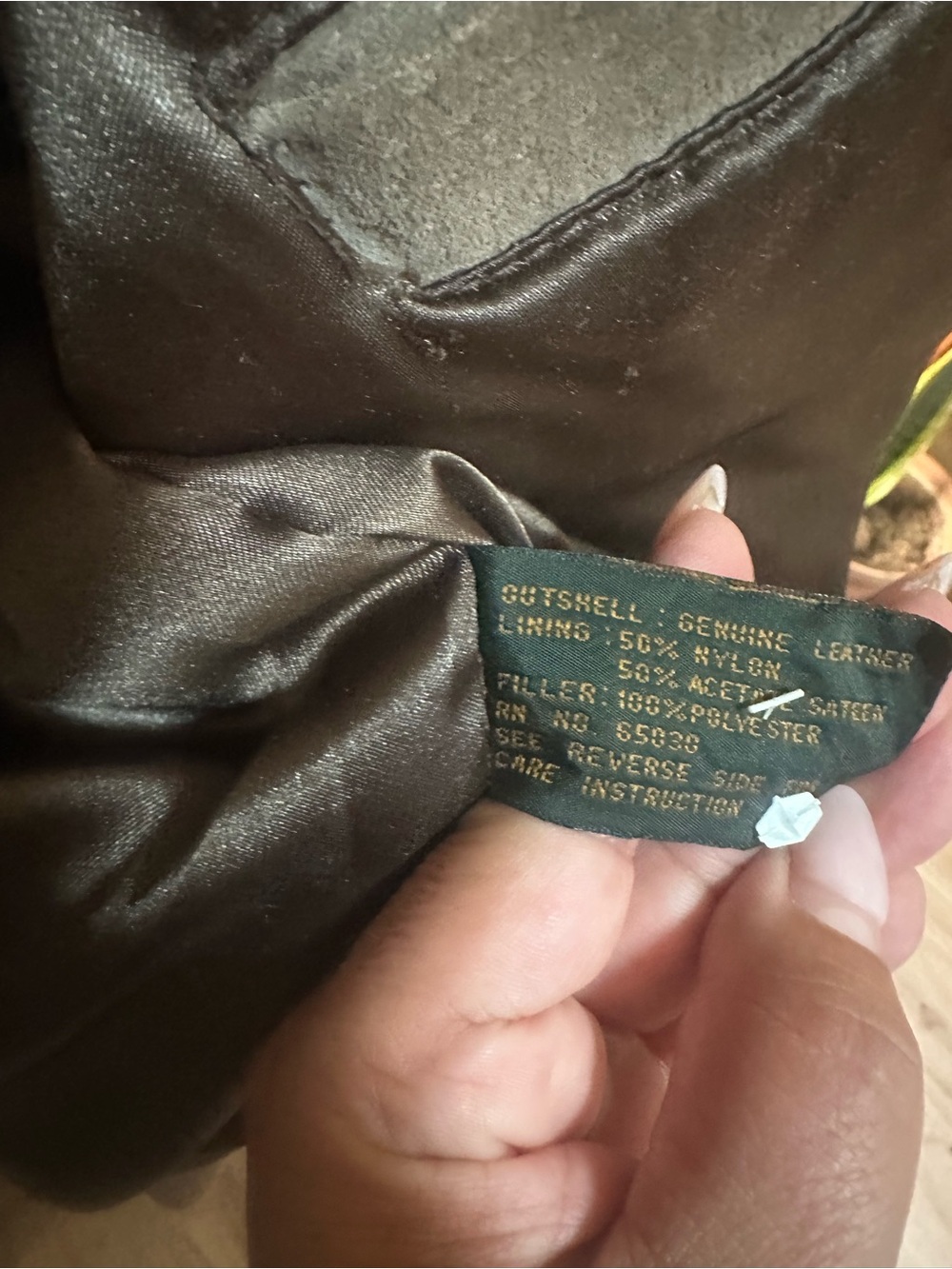 William Barry Taupe Suede Bomber Jacket - Picture 5 of 7